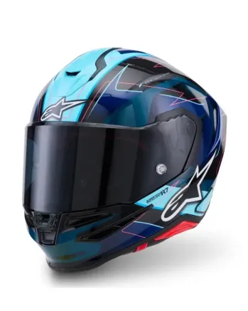 Каска ALPINESTARS S-R7 KINETIS BK/BL/PK FLUO