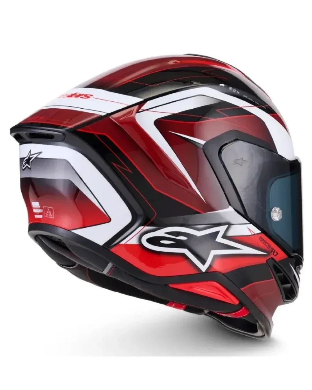 Каска ALPINESTARS S-R7 KINETIS BK/WH/RD