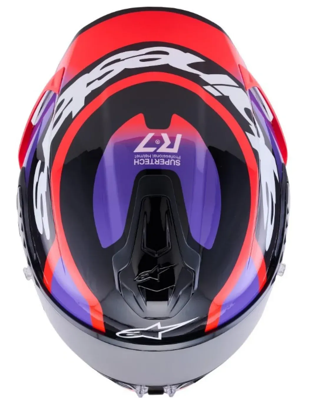 Каска ALPINESTARS S-R7 LUMEN BK/PRPL/RED