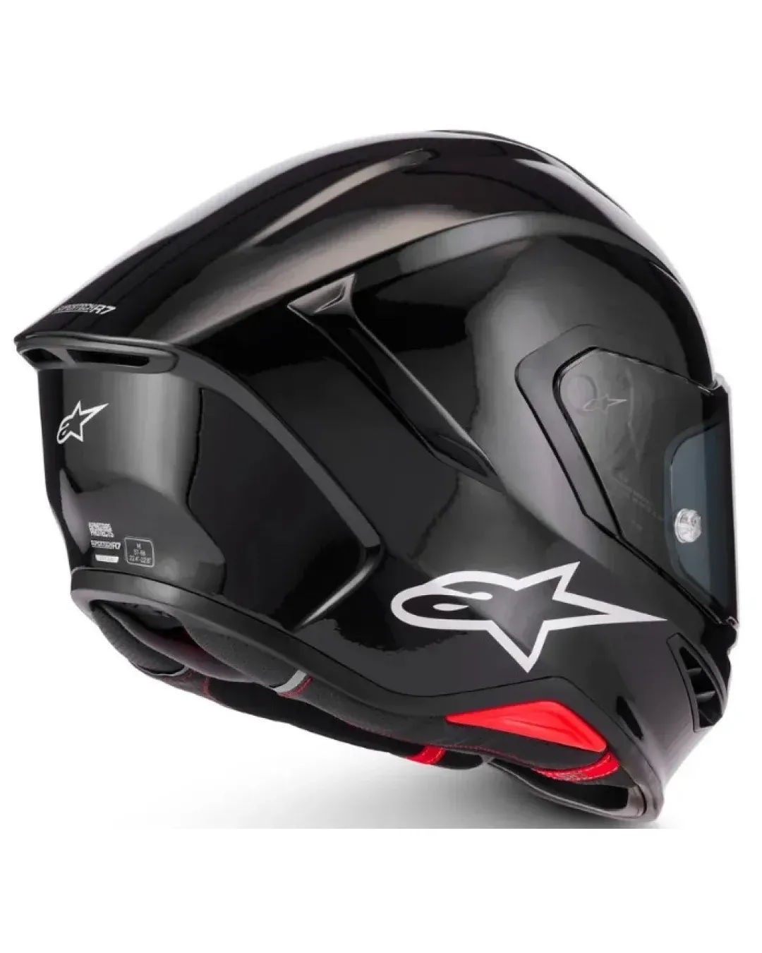 Каска ALPINESTARS S-R7 Solid BLACK GLOSS