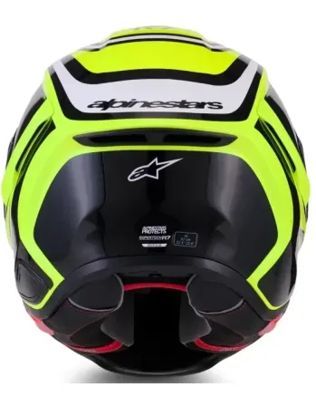 Каска ALPINESTARS S-R7 ZEAL YW FLUO/BK/WH