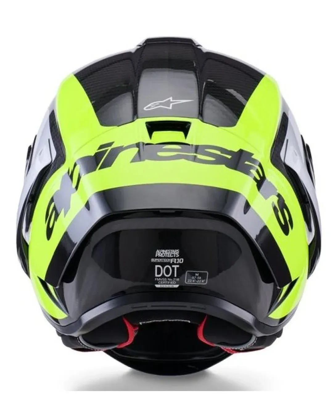 Каска ALPINESTARS Supertech R10 Arius Black/Silver/ Fluo Yellow