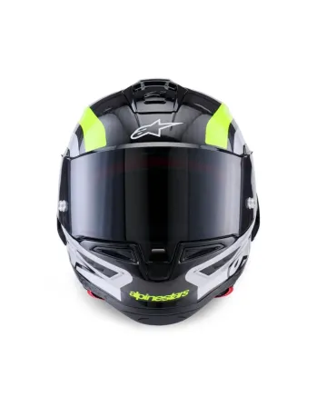 Каска ALPINESTARS Supertech R10 Arius Black/Silver/ Fluo Yellow
