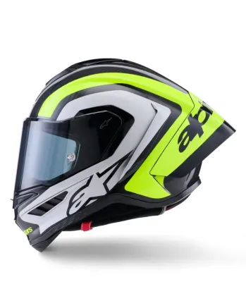 Каска ALPINESTARS Supertech R10 Arius Black/Silver/ Fluo Yellow