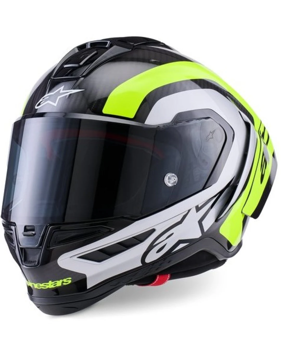 Каска ALPINESTARS Supertech R10 Arius Black/Silver/ Fluo Yellow