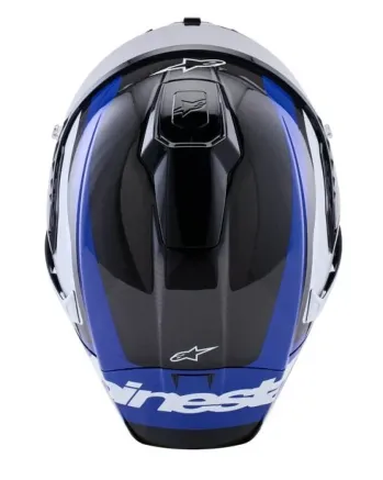 Каска ALPINESTARS Supertech R10 Arius Black/White/Blue