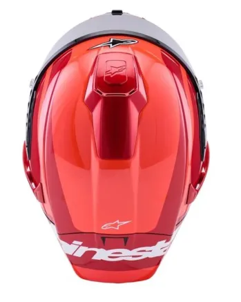 Каска ALPINESTARS Supertech R10 Arius Black/White/Duo Red
