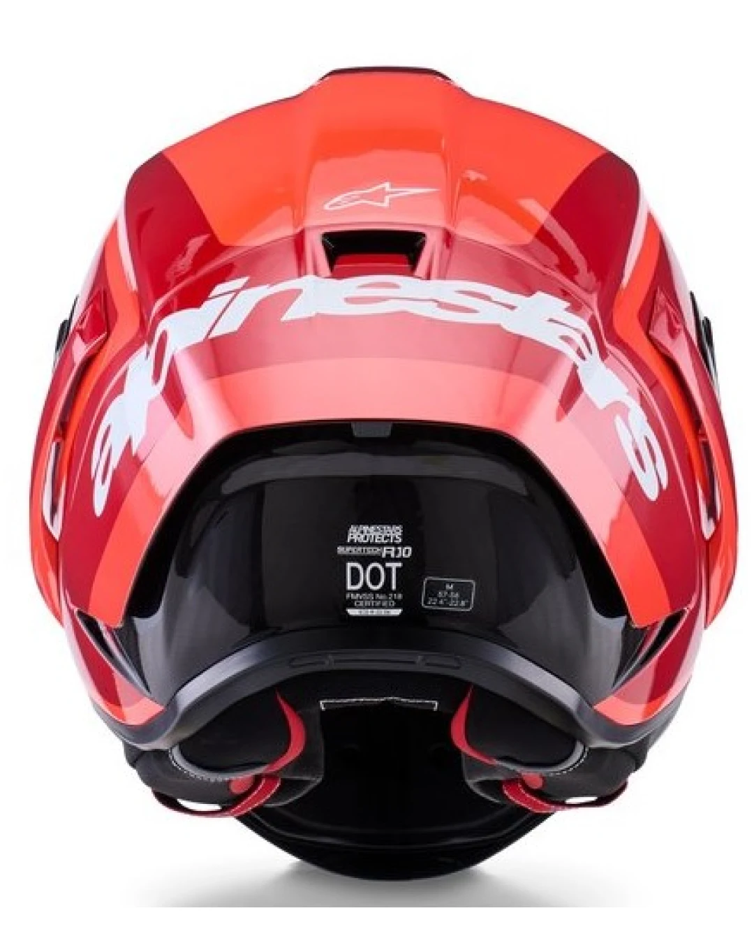 Каска ALPINESTARS Supertech R10 Arius Black/White/Duo Red