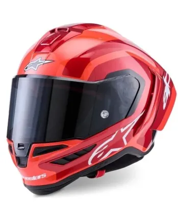 Каска ALPINESTARS Supertech R10 Arius Black/White/Duo Red