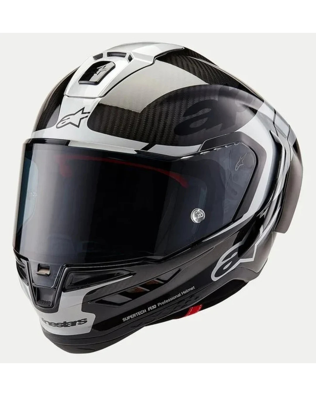 Каска ALPINESTARS Supertech R10 Element Black/Carb/Silver