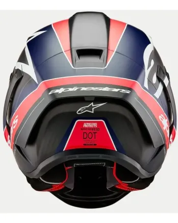 Каска ALPINESTARS Supertech R10 Team Black/Carb/Blå/White