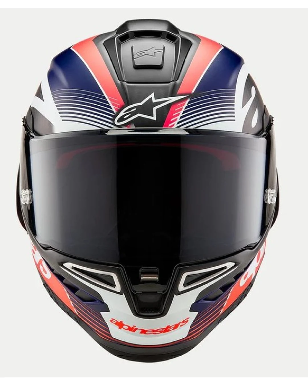 Каска ALPINESTARS Supertech R10 Team Black/Carb/Blå/White