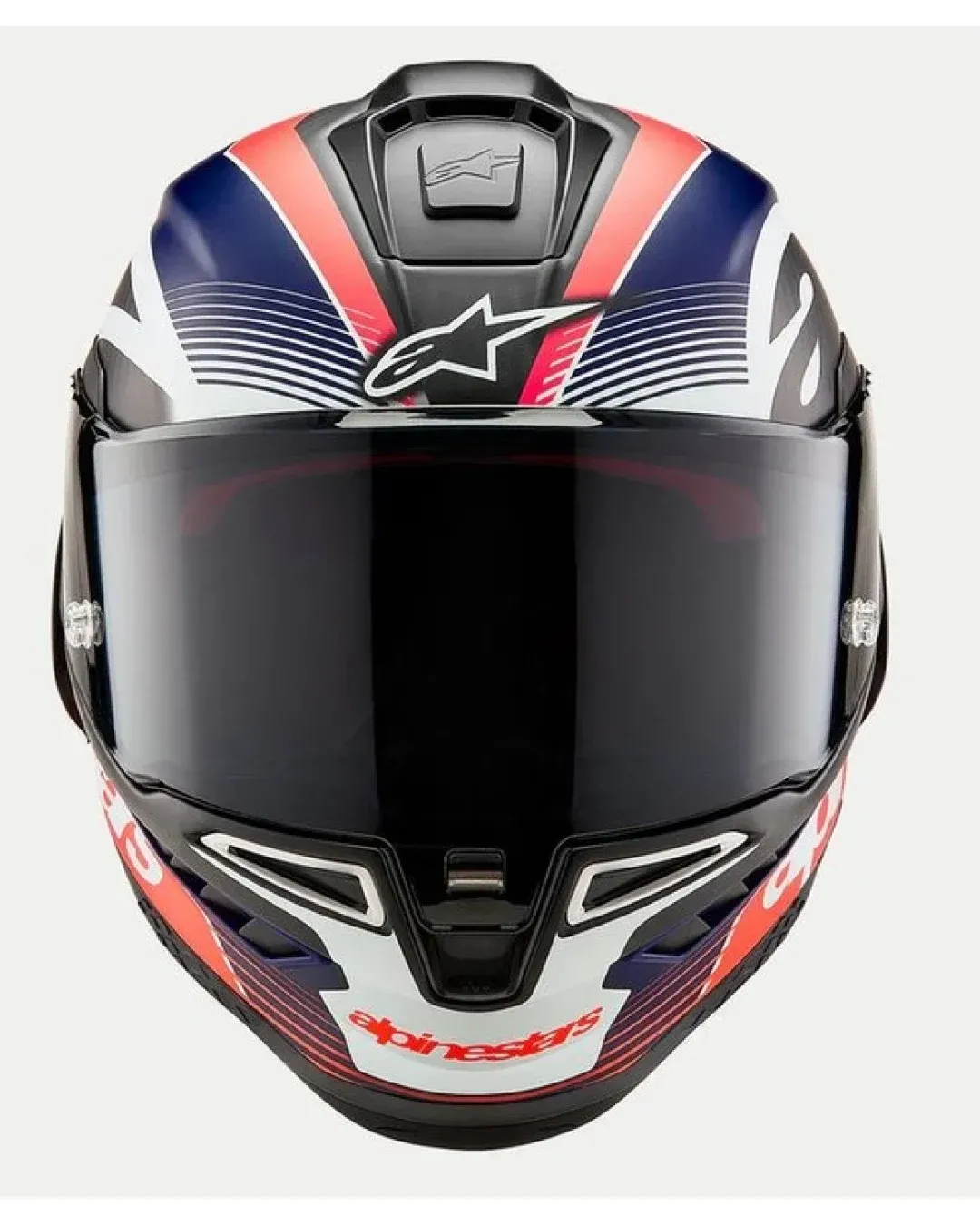 Каска ALPINESTARS Supertech R10 Team Black/Carb/Blå/White