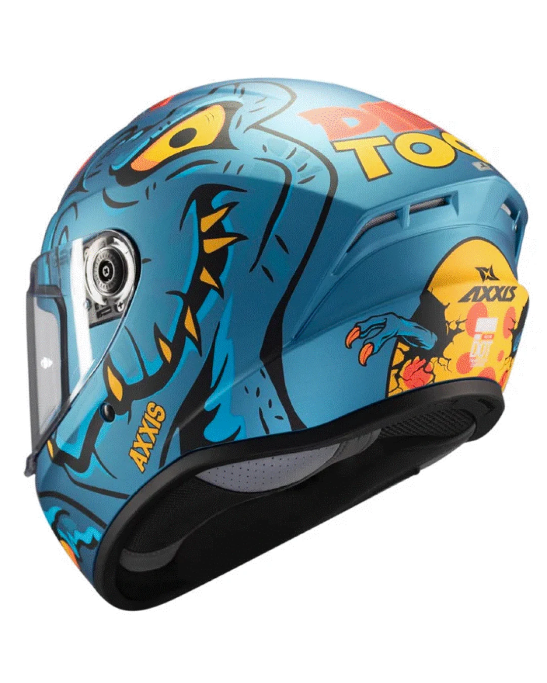 Каска AXXIS DRAKEN S DINOTOON C7