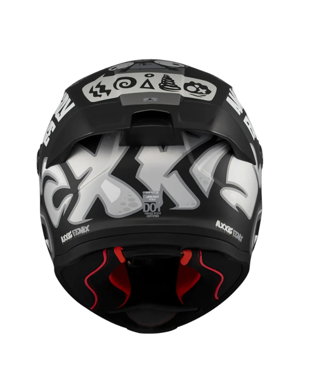 Каска AXXIS FENIX ANGRY FACE B2 MATT