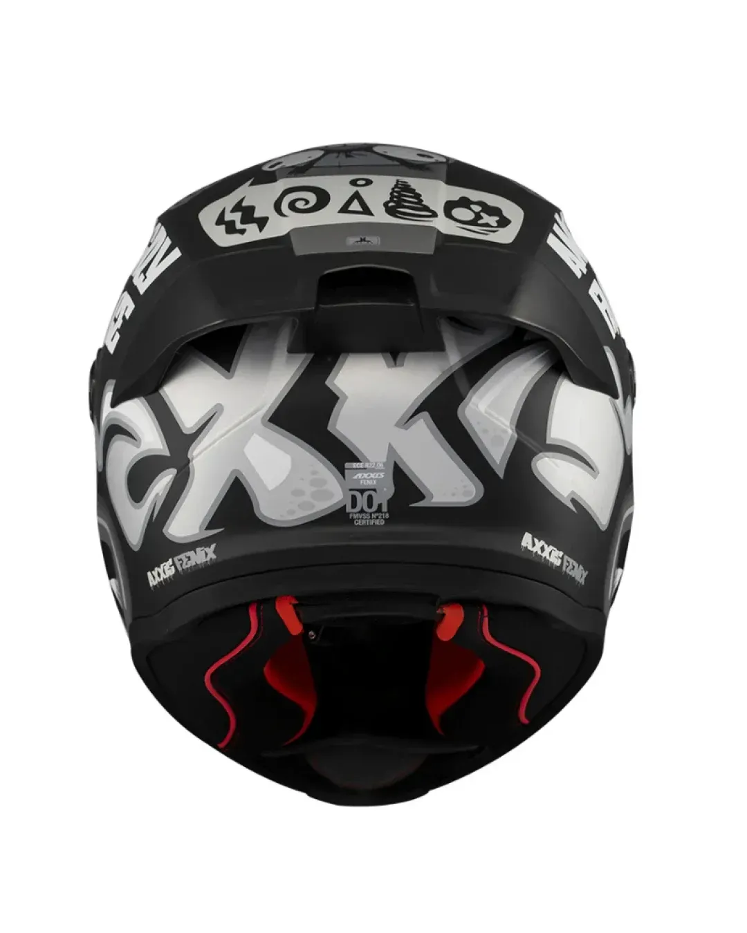 Каска AXXIS FENIX ANGRY FACE B2 MATT