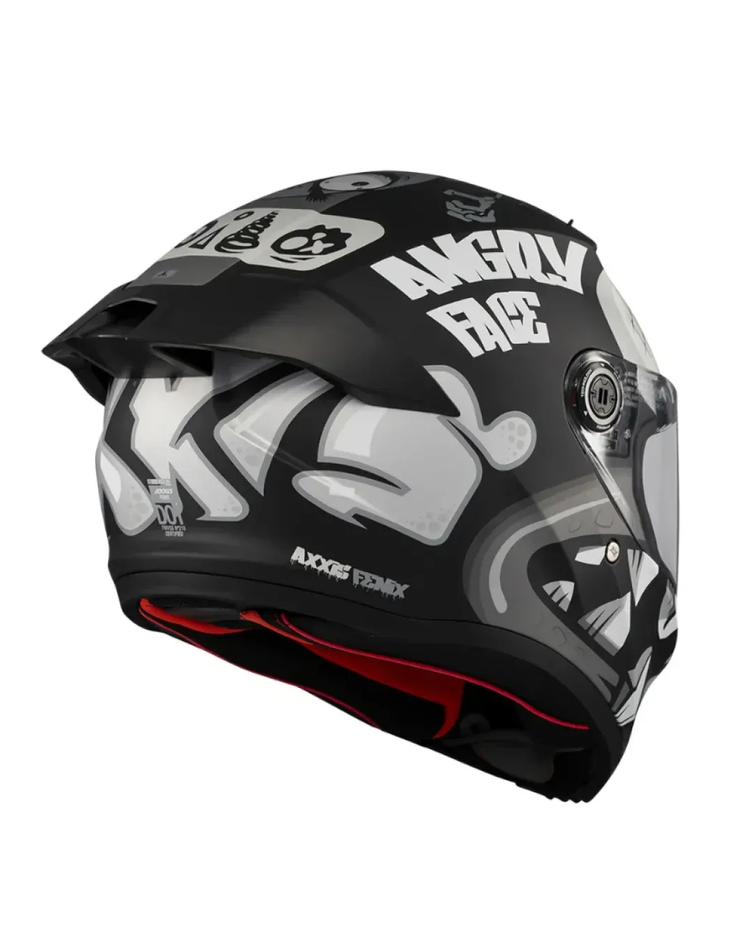 Каска AXXIS FENIX ANGRY FACE B2 MATT