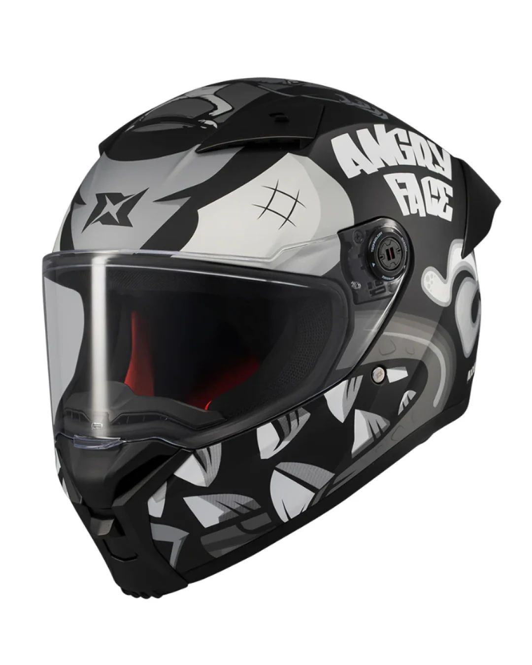 Каска AXXIS FENIX ANGRY FACE B2 MATT