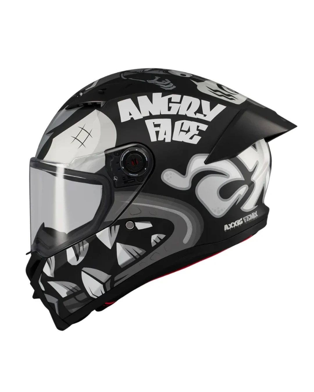 Каска AXXIS FENIX ANGRY FACE B2 MATT