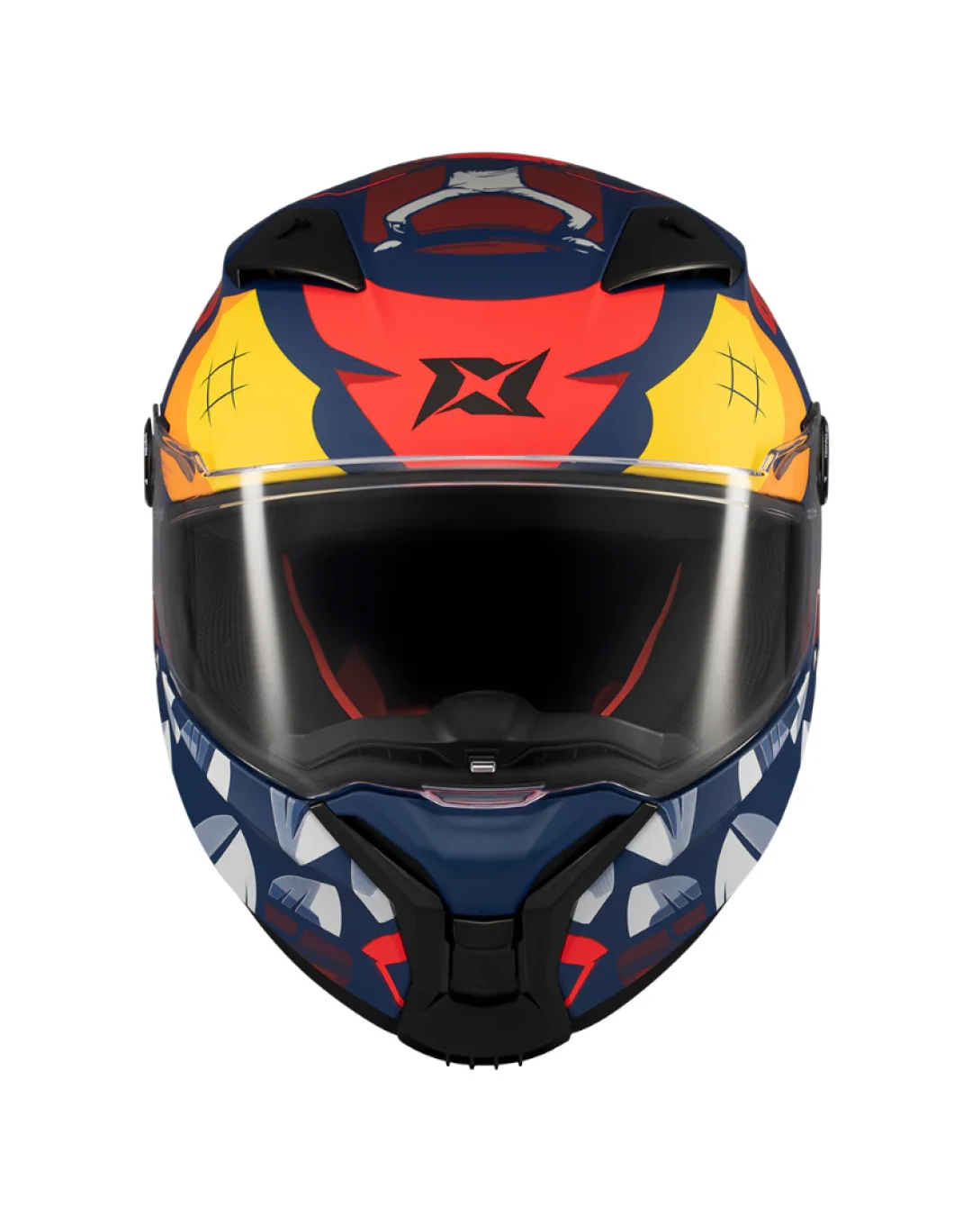 Каска AXXIS FENIX ANGRY FACE C5 MATT