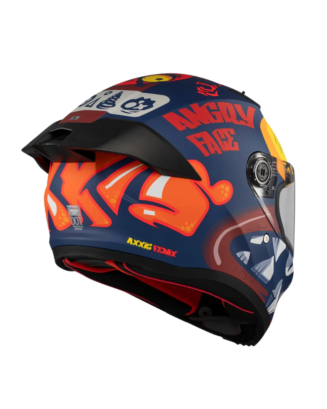 Каска AXXIS FENIX ANGRY FACE C5 MATT