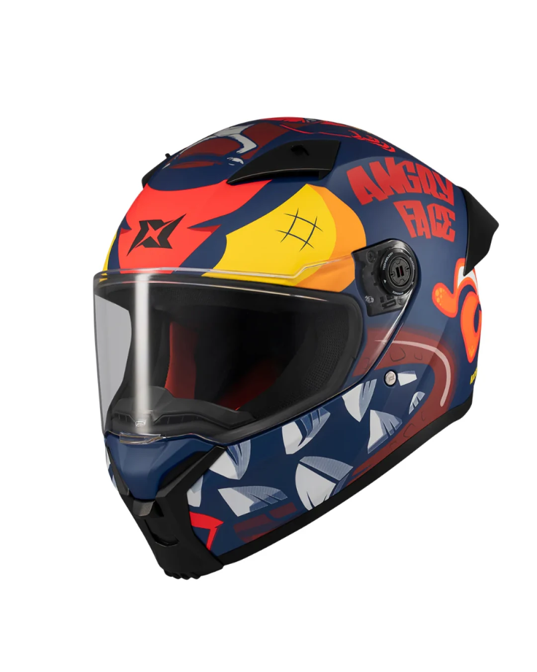 Каска AXXIS FENIX ANGRY FACE C5 MATT