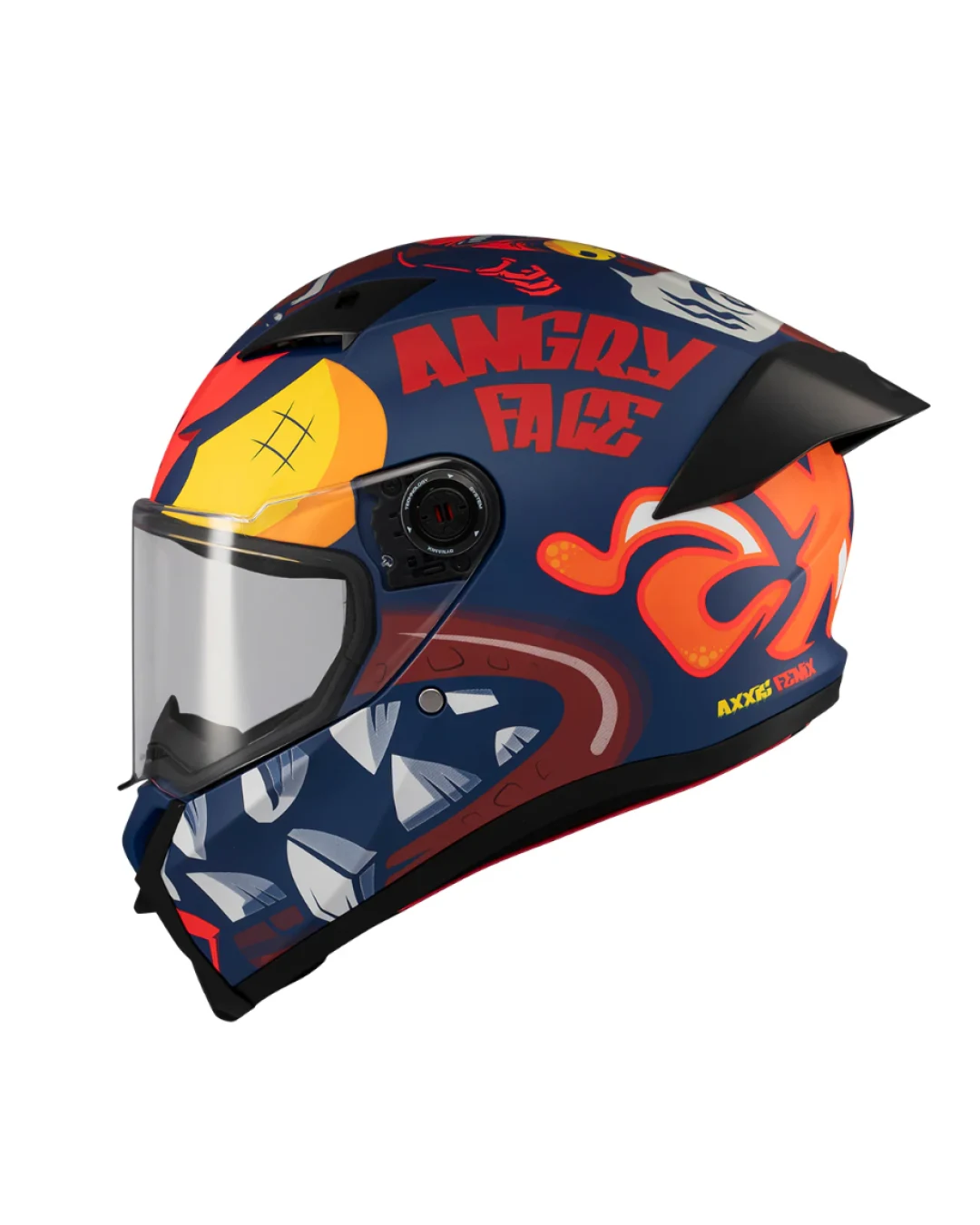 Каска AXXIS FENIX ANGRY FACE C5 MATT