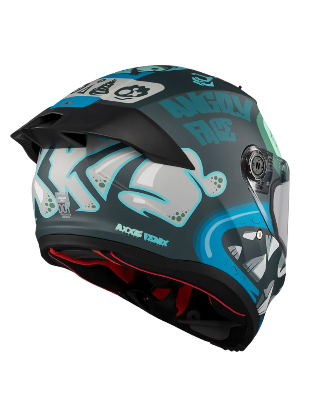 Каска AXXIS FENIX ANGRY FACE C7 MATT