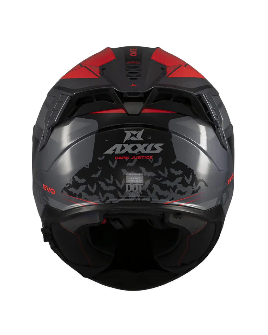 Каска AXXIS HAWK EVO SV DARK JUSTICE C4 MATT