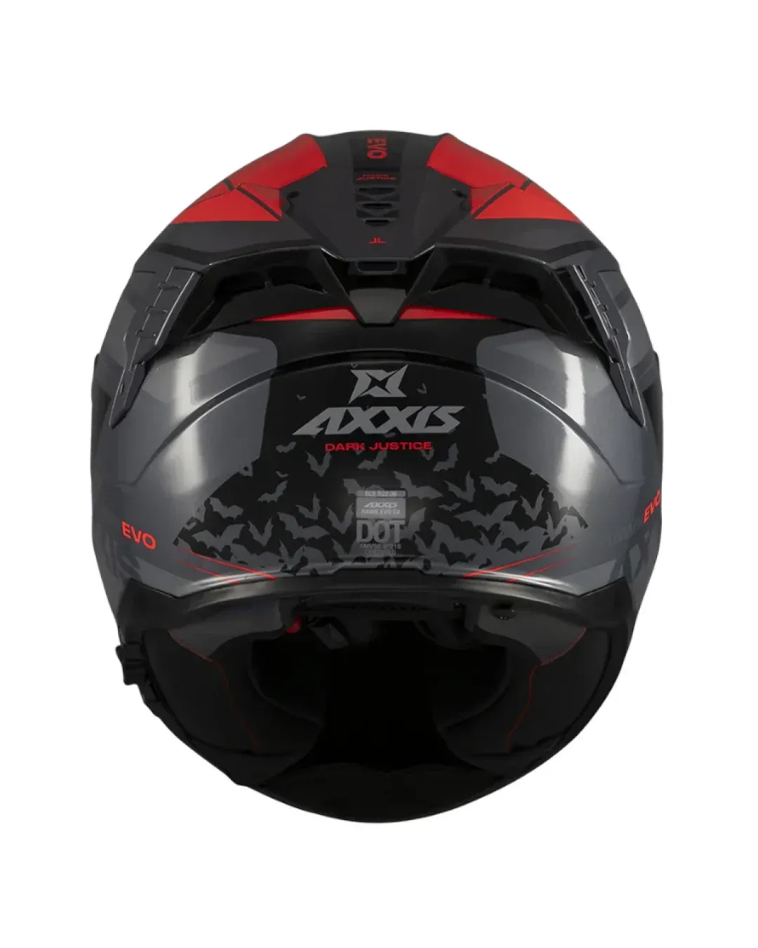 Каска AXXIS HAWK EVO SV DARK JUSTICE C4 MATT