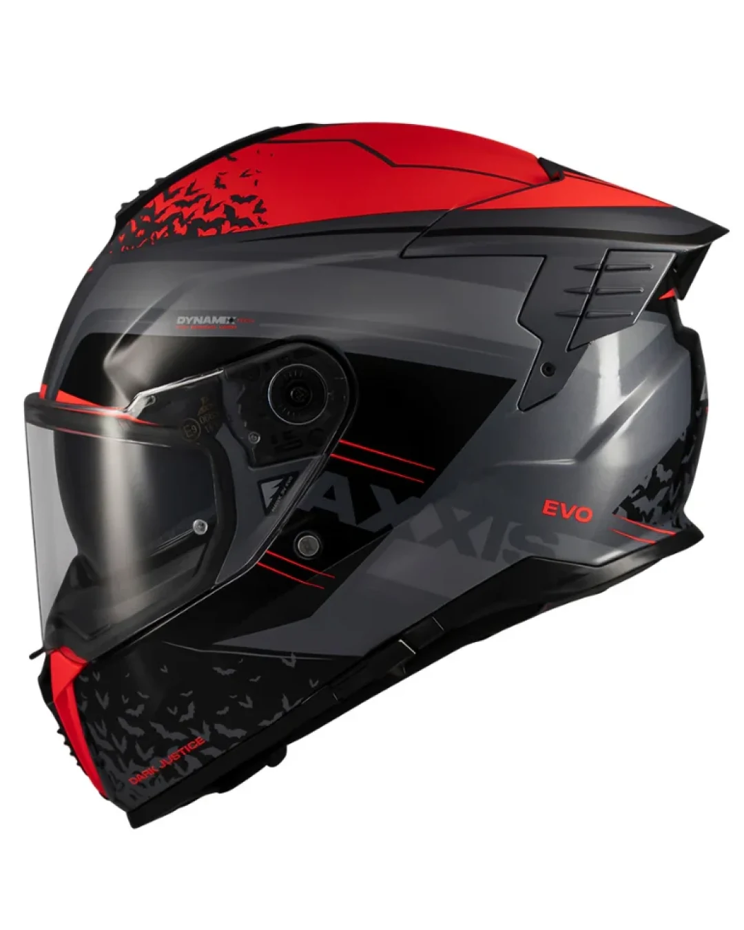 Каска AXXIS HAWK EVO SV DARK JUSTICE C4 MATT