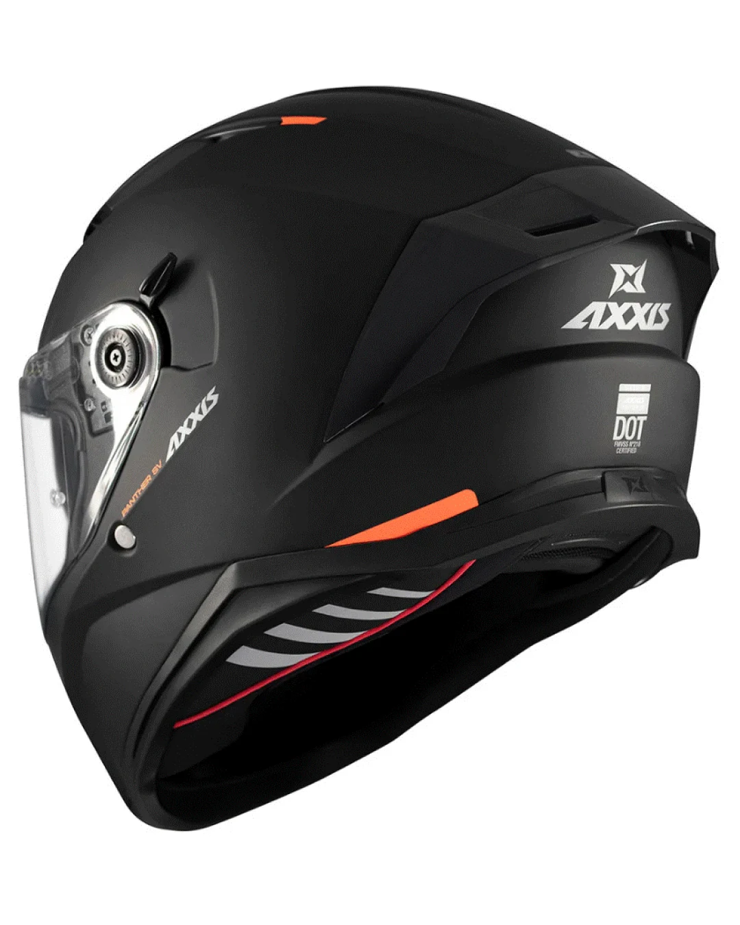 Каска AXXIS PANTHER SV SOLID A1 BLACK МАТТ