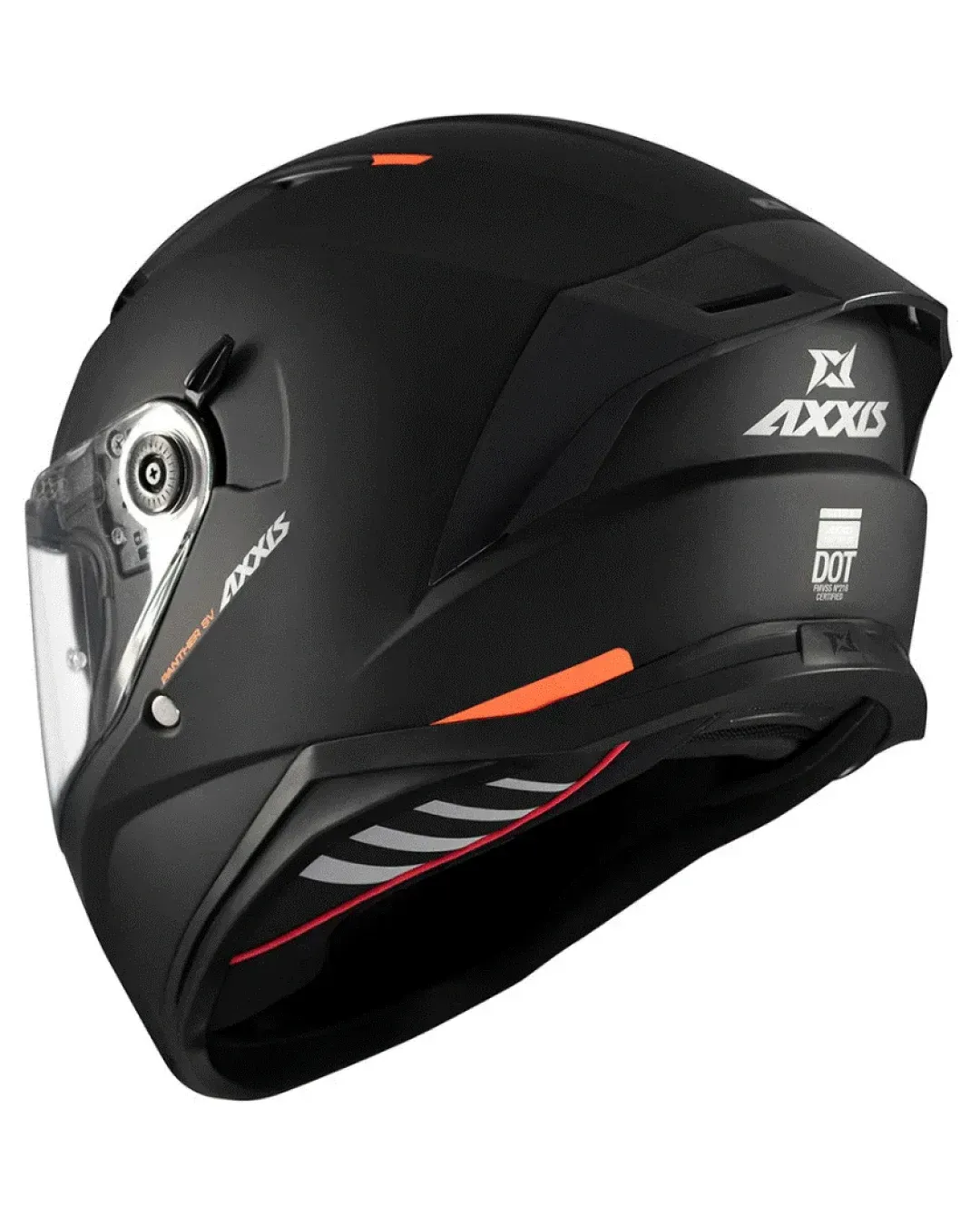 Каска AXXIS PANTHER SV SOLID A1 BLACK МАТТ