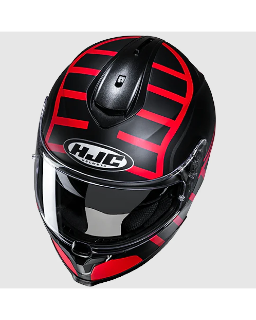 Каска HJC C70N HOLT BLACK/RED