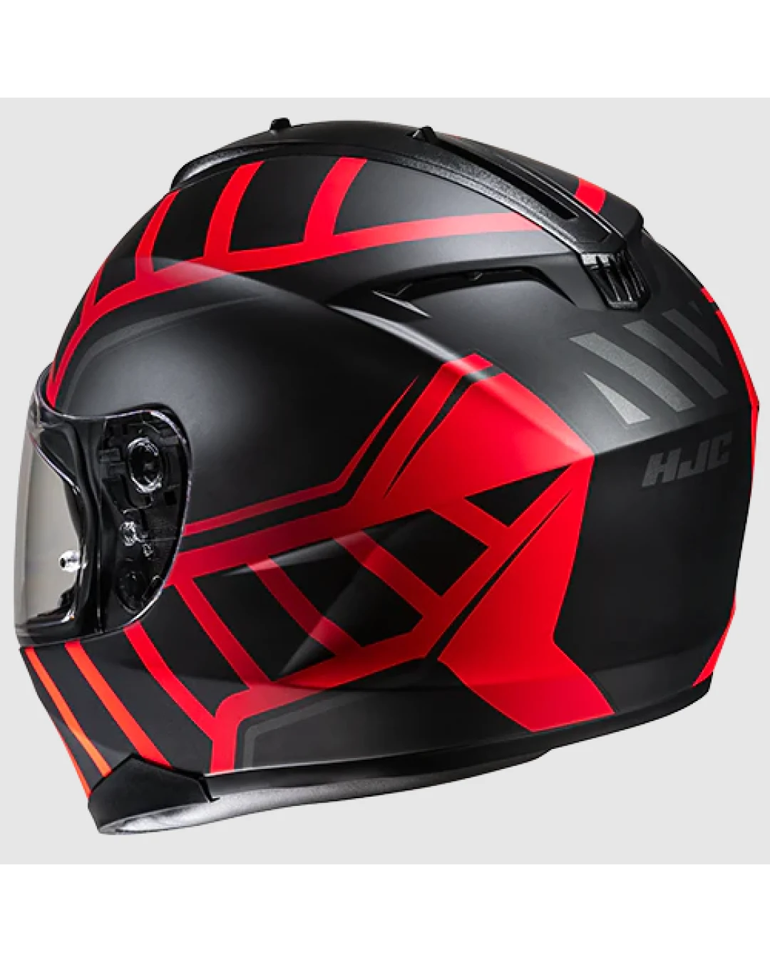 Каска HJC C70N HOLT BLACK/RED