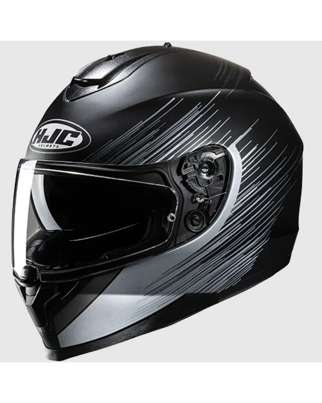 Каска HJC C70N SWAY BLACK/SILVER