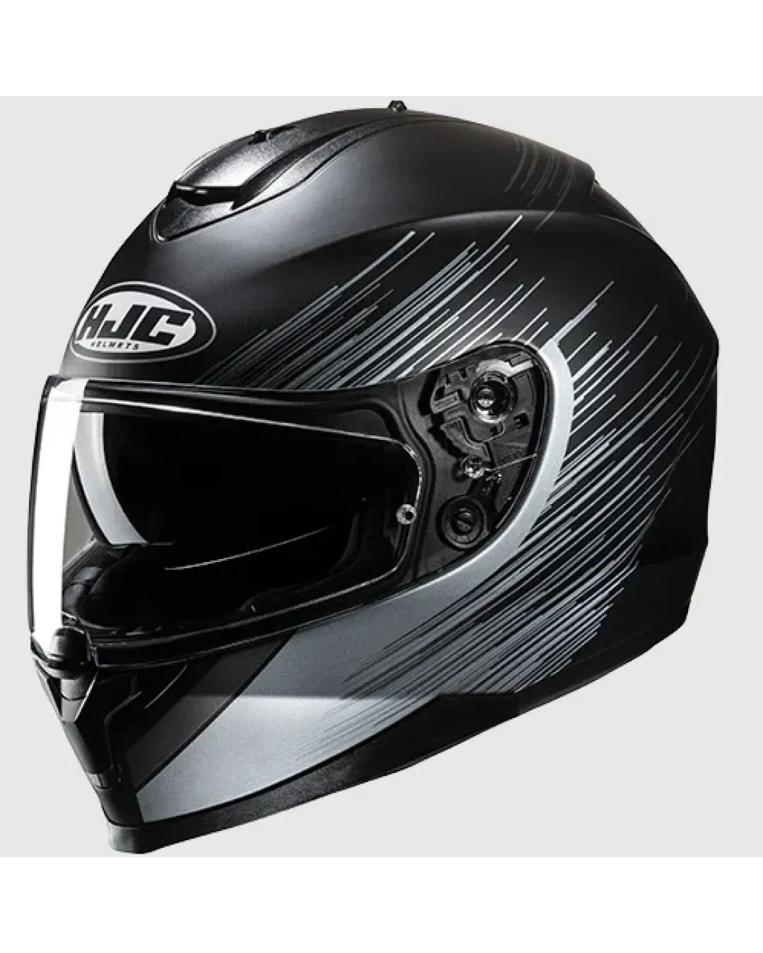 Каска HJC C70N SWAY BLACK/SILVER
