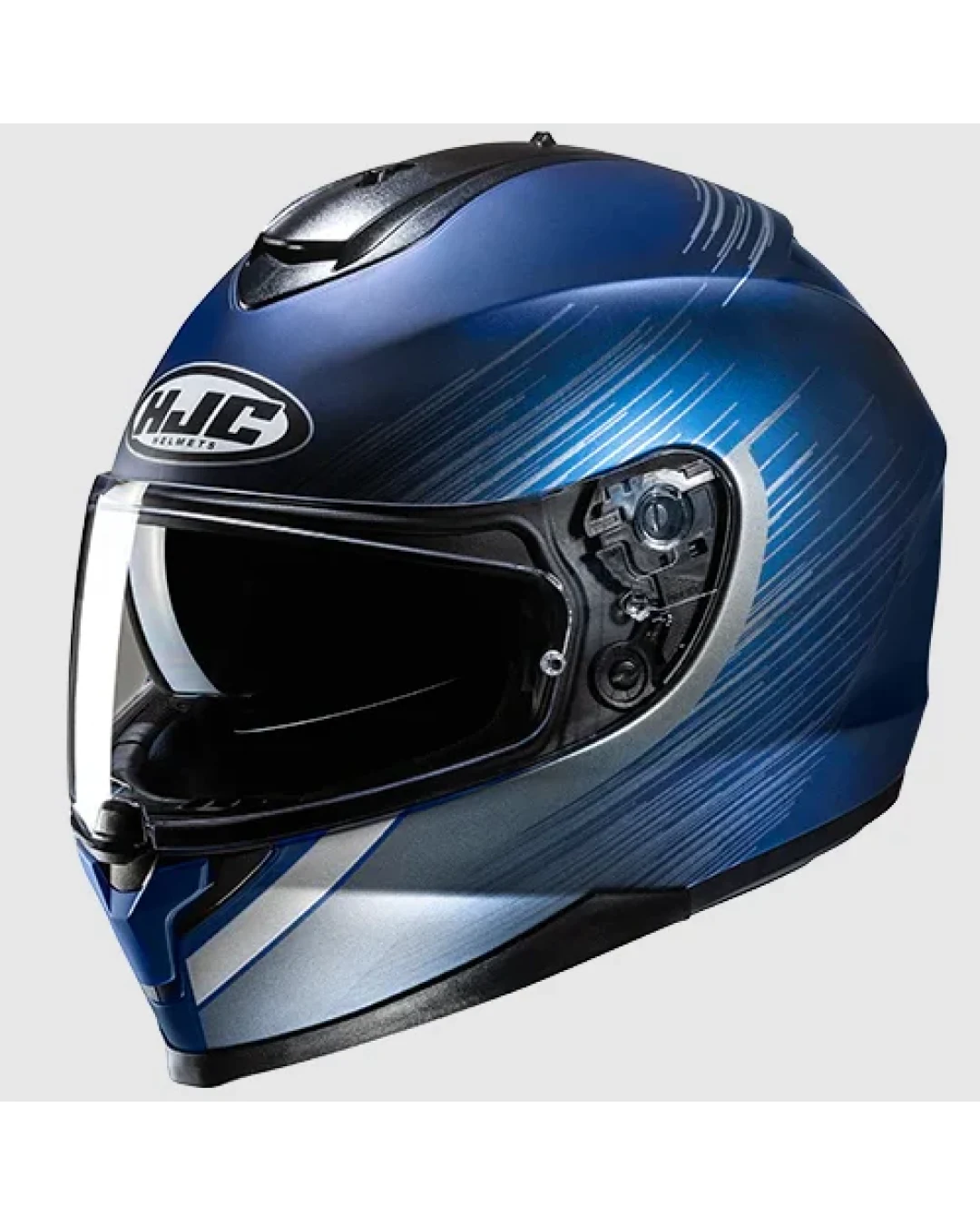 Каска HJC C70N SWAY BLUE/SILVER