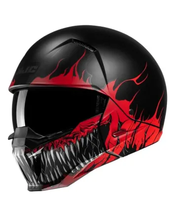 Каска HJC i20 Scraw MC1SF BLACK/RED MATT