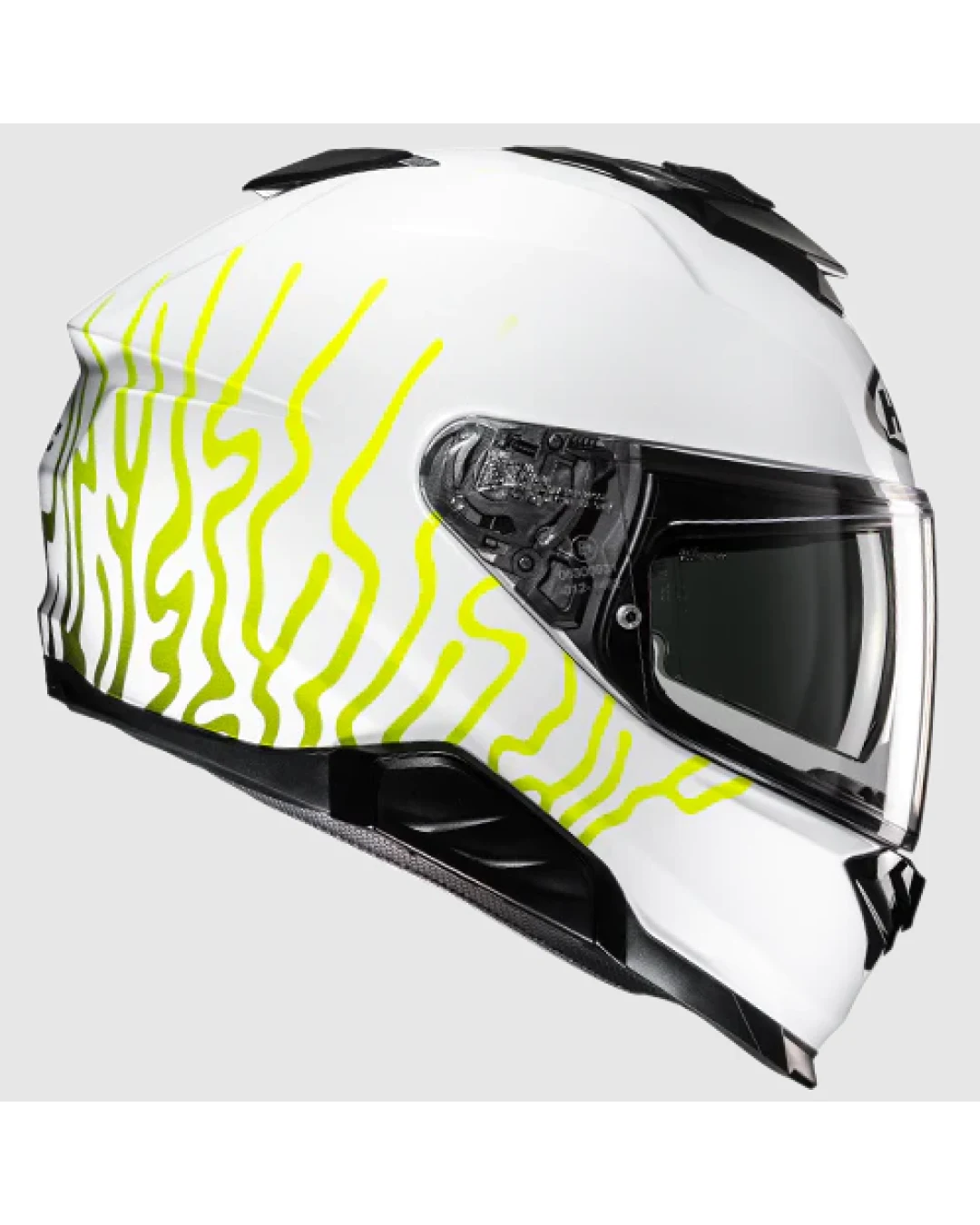 Каска HJC i71 CELOS WHITE/BLACK/GREEN