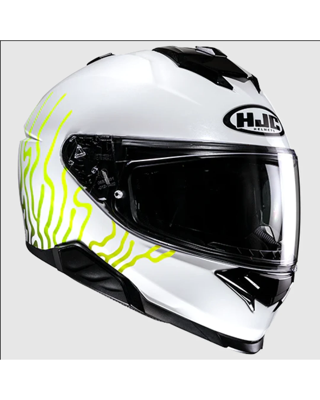 Каска HJC i71 CELOS WHITE/BLACK/GREEN