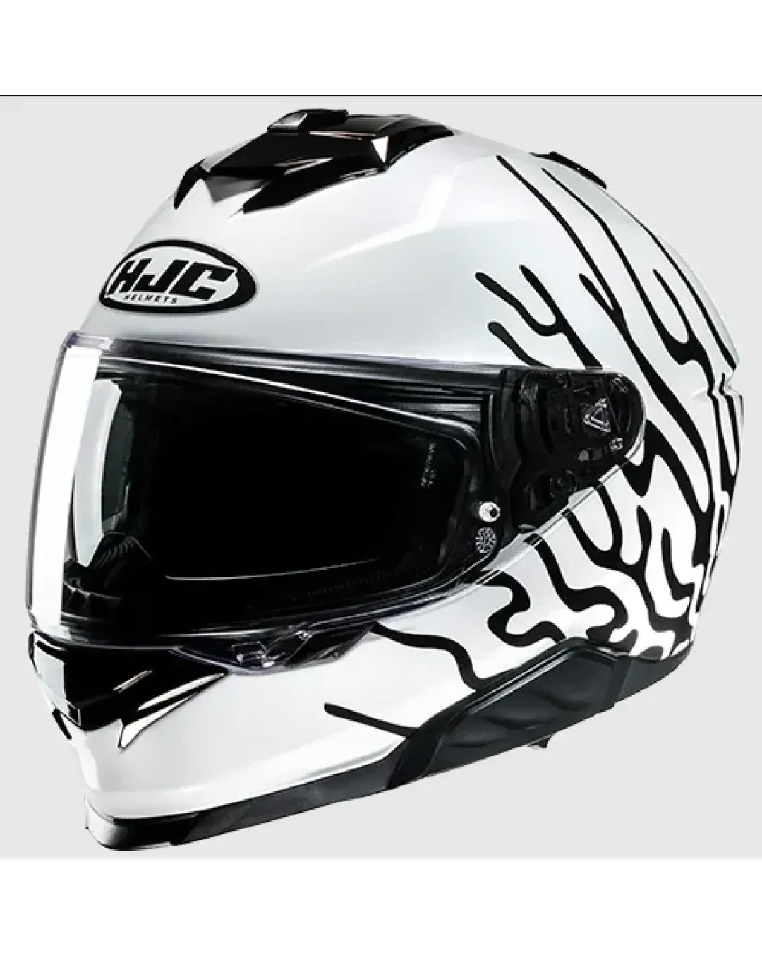 Каска HJC i71 CELOS WHITE/BLACK/GREEN