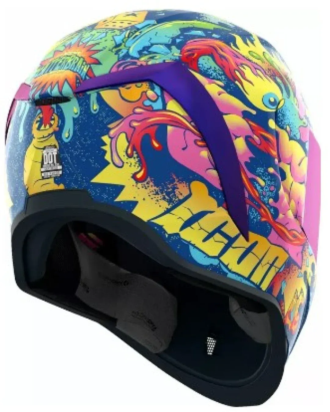 Каска ICON Airform™ Scatterbrain MIPS® Purple/Multi