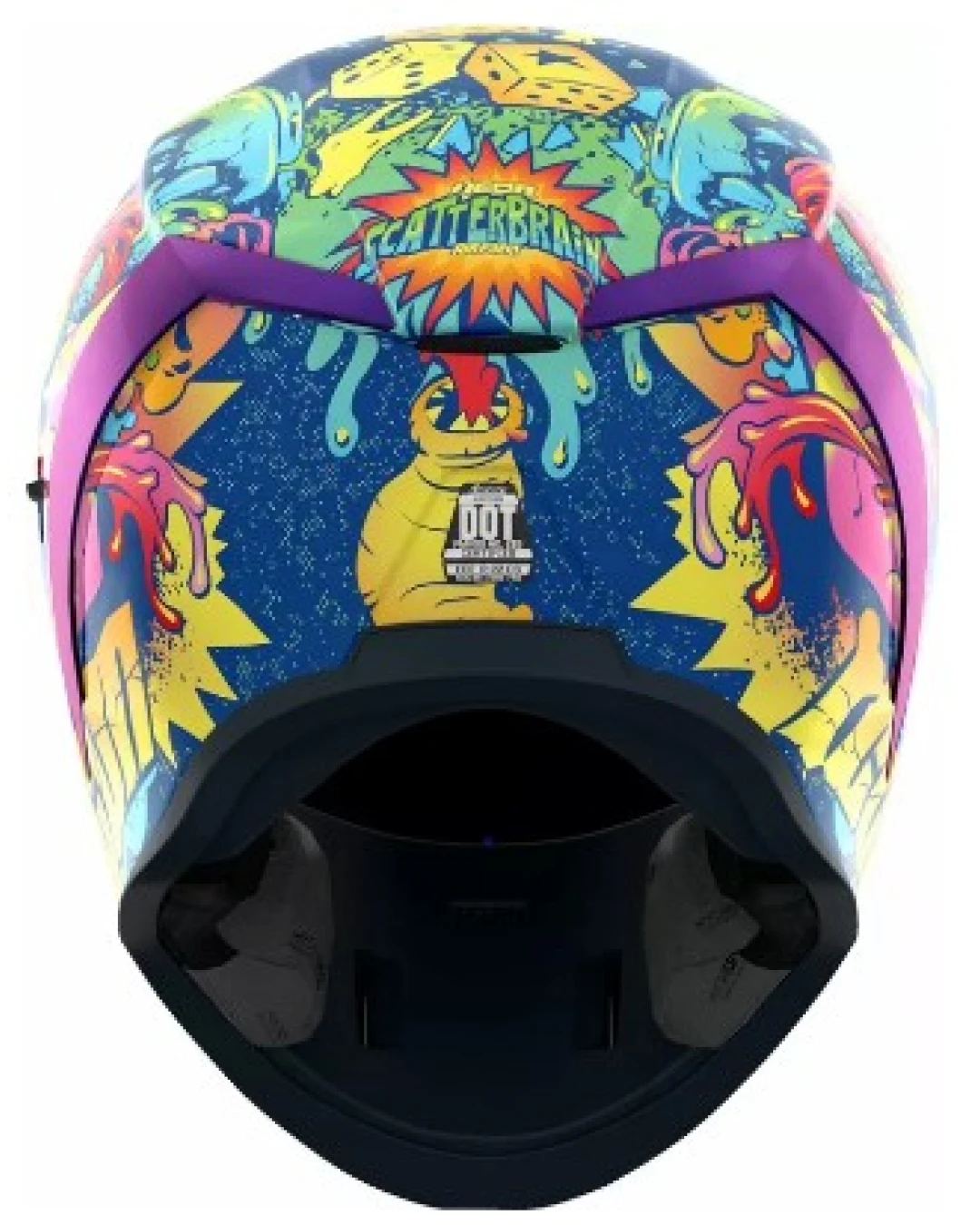 Каска ICON Airform™ Scatterbrain MIPS® Purple/Multi