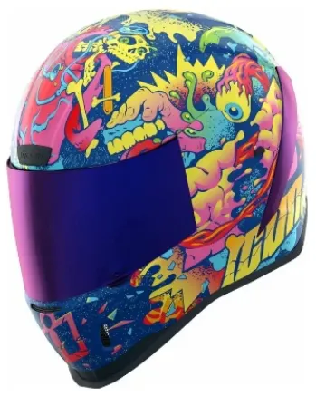 Каска ICON Airform™ Scatterbrain MIPS® Purple/Multi