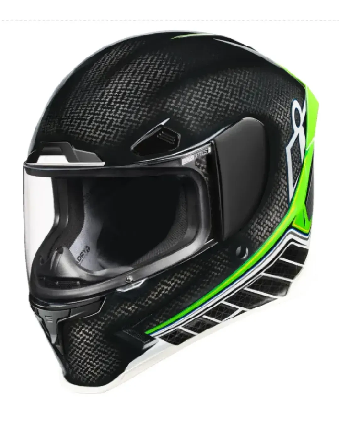 Каска ICON AIRFRAME Carbon Hyperstrike GREEN