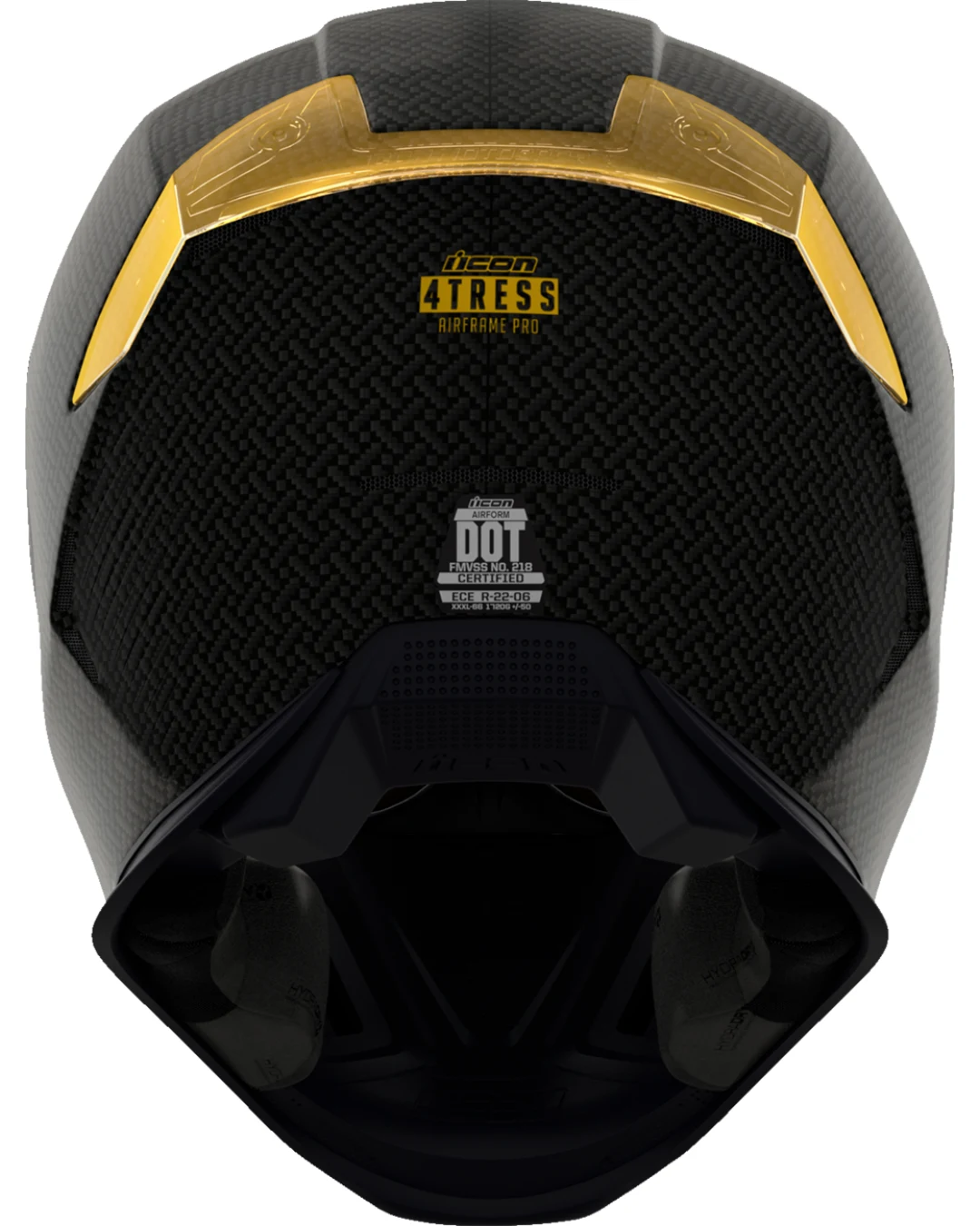 Каска ICON Airframe Pro™ Carbon 4Tress BLACK/GOLD