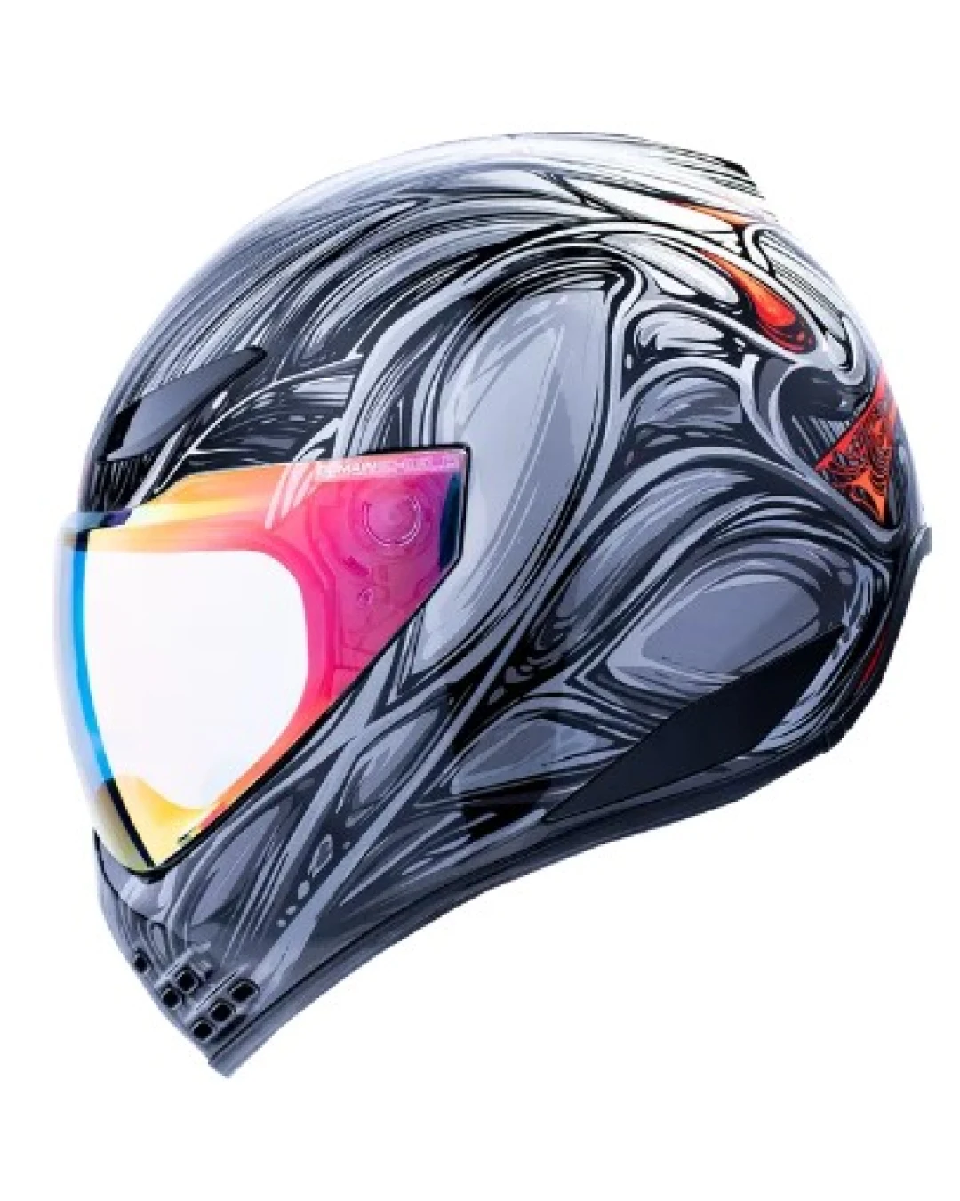 Каска ICON DOMAIN NOUVEAU SILVER