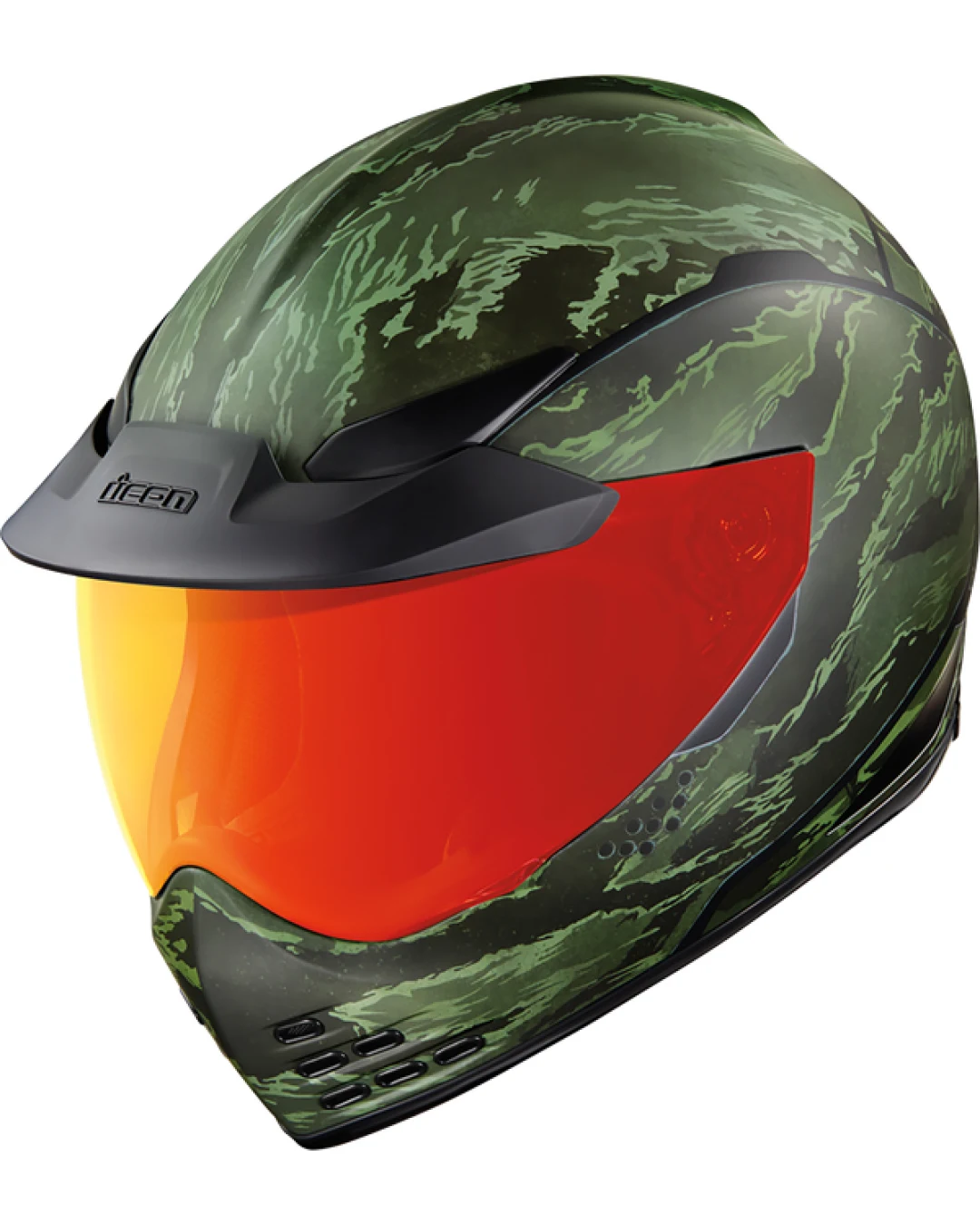 Каска ICON DOMAIN TIGER'S BLOOD GREEN