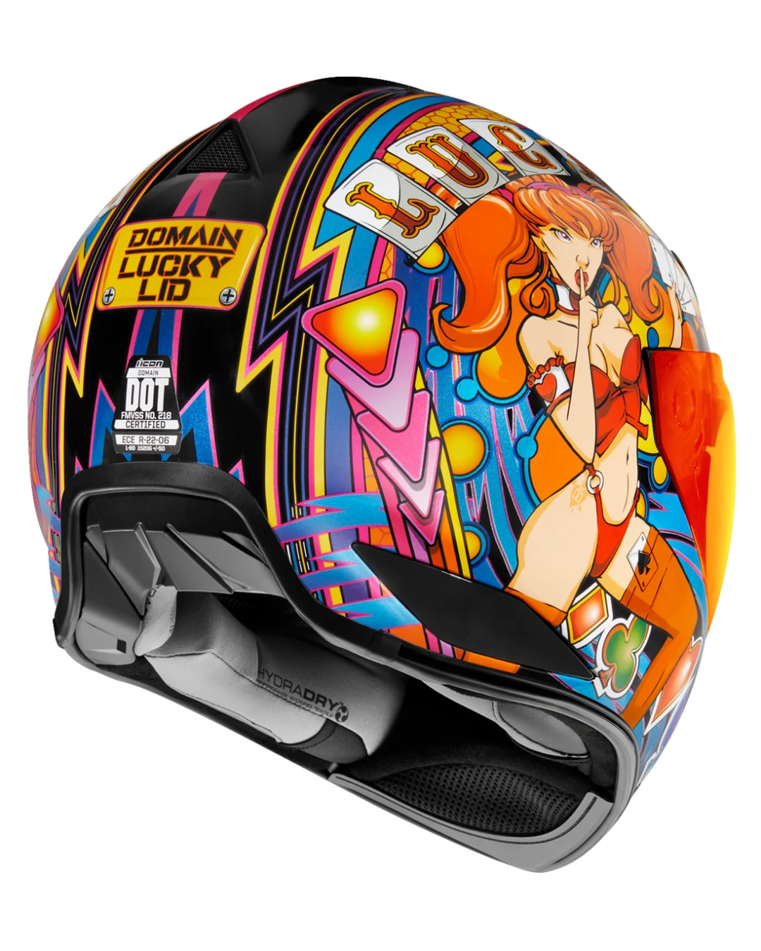 Каска ICON Domain™ Lucky Lid N4